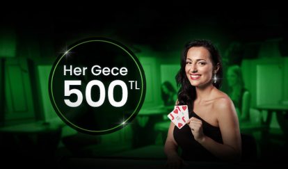 Blackjack Turnuvasından Her Gece Herkese 500 TL