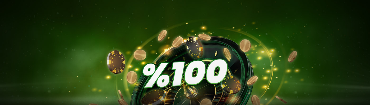 %100 BONUS CANLI CASİNO'DA